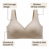 Full Coverage Bras for Women with Minimizer Design for Plus Size Support, Foam Cup Padded for Everyday Wear and Comfort