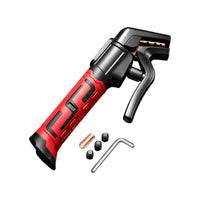 Handheld Right-Angled Electrode Holder Insulated Clamp-Style Electrode Holder Textured Grip Industrial Tool Secure Hold