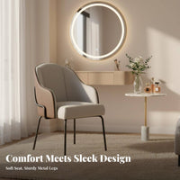 Round plush Pouf Multifunctional Vanity Stool Comfortable Seating Elegant Design for Adults, Students, Bedroom