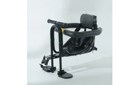 Child Bike Seat Secure Child Cycle Seat with Harness Padded Compact for Toddlers, Family Rides, Outdoor Cycling