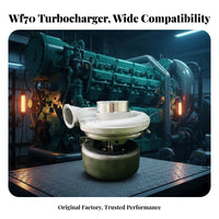 WF70 Turbochargercharger Charger Increases Power Generator Set Turbochargercharger Charger Sturdy Marine Engine Turbocharger for Repair Specialist S