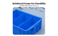 Easy Sorting Multicompartment Hardware Case sturdy Construction Parts Container durableDuty Compartment Box Stackable Design for Mechanics, DIY hobbyists, Workshop, Home Organization, work locations, Fishing