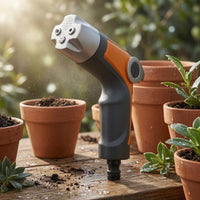 Handheld Rounded Head Water Leak Connection Handheld Water Jet Nozzle for Household Watering