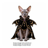 Cat Cape with Front Opening Costume Draped Apparel for, Pets, Photoshoots, Parties