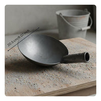 Ladle Head with Hanging Hole Industrial-Style Iron Ladle Head for Farmer, Farm, Construction Site