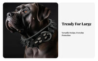 Studded Dog Heavy Duty Large Breed Dog Rustproof Hardware Pet Supplies for Hunters, Daily Wear, Outdoor Walks, Training