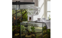 Programmable Timer Automatic Aquatic Pet Feeder Moisture-Proof Design Auto Aquatic Pet Food Dispenser Anti-Clogging Timed Aquarium Feeder Quiet Operation for Office