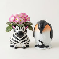 Animal Flower Pot Decorative Animal Planter Succulent Planter Compact Mini Flower Pot Fun for Desk, Office