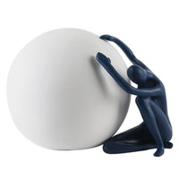 Abstract Sculpture Sophisticated Human Figure Sculpture Smooth Modern Art Ornament for Showroom, Office, Hotel