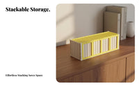 Trading Card Storage Box Large Capacity Stackable Card Organizer