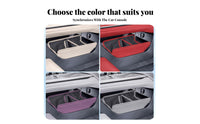 Foldable Central Console Lower Storage Box Tailored Vehicle Interior Accessory Non-Destructive Installation Car Organizer Large Capacity for Drivers, Daily Commute, Long-Distance Travels