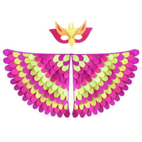 Ignites creativity avian appendage Cape Colorful Designs creature Costume vivid Print costume play Clothes Easy to Wear for Children, &children, little universals, Stage Performances, Halloween, celebratory gathering, School Events