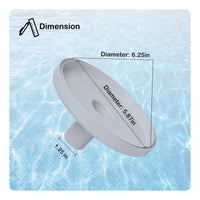 Replacement Pool Skimmer Vacuum Plate Compatible Pool Vacuum Plate Round Skimmer Vac Adapter Reliable