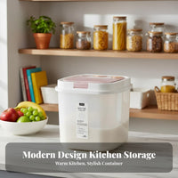 Moisture-Proof Rice Storage Bin Long-Lasting Airtight Rice Container Safe for Pantry