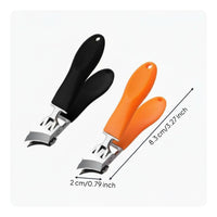Anti-Splash Ingrown Toenail Tool Stainless Steel Wide Jaw Nail Clipper Labor-Saving for Seniors