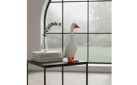 Compact Goose Statue
