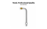 Stainless Steel & Brass Construction Bent Extension Rod Nozzle Long-Lasting Angled Pressure Washer Wand for Car Washing