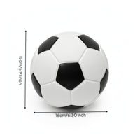 Sporty Soccer Ball Money Bank Decorative Soccer Piggy Bank Large Round for Children, Adults, Bedroom, Desk, Shelf