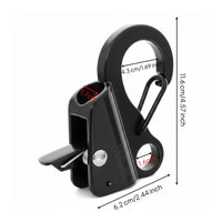 Coil-Operated Loaded Adjustable Rope Hook Sliding Tension Hook Marine Hardware for Boating