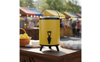 Milk Tea Insulated Container Portable Handle Professional Milk Tea Container Hot and Cold Drink Dispenser Leak-Resistant Design