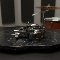 Drum Kit Tom Bracket Sturdy Construction Tom Holder Bracket Chrome Percussion Hardware for Drummers