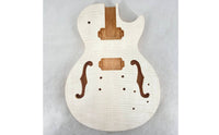 Hardwood Maple Guitar Smooth-Surfaced Sanded Unfinished Electric Guitar Body for Luthiers