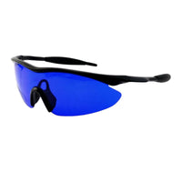 Blue-Tinted Golf Ball Spotter Glasses Lightweight Ball Finding Sunglasses Comfortable Golf Sunglasses with Case Proof for Athletes