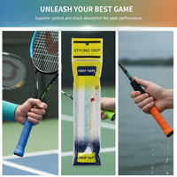 Gradient Two-Tone Badminton Racket Overgrip with Perforated Keel for Anti-Slip and Sweat Absorption