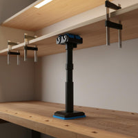 2 Pieces Anti-Collapse Bathroom Cabinet Support Pole Strong Load Bearing Adjustable Cabinet Jack Non-Slip Pads Home Repair Tool 360 Degree Swivel