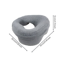 Ergonomic Face down Pillow with Central Opening Supportive Massage Face Pillow Pressure-Relieving Cushion Breathable for Masseuses, Beauty Salon