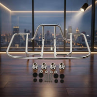 Motorcycle Rear Luggage Rack Rectangular Shape Rear Luggage Rack Rust Resistant Motorcycle Cargo Carrier for GL1800