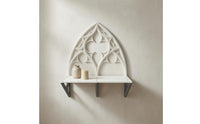 Gothic Window Shelf Openwork Tracery Shelf Decorative Home Decor