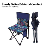 Foldable Design space-saving Camp Stool multi-purpose foldable Camp Seat Lightweight Folding Chair Easy Setup for Anglers, on-the-on the moveers, Fishing, Camping, on-the-on the move, Hiking