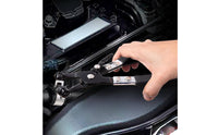 Curved Jaw Fuel Line Pliers Tight Areas Car Hose Pliers Non-Slip Grip Automotive Tool Locking Mechanism for Mechanics, Auto Repair, Garage