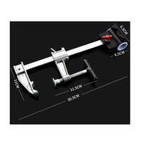 Secure Umbrella Clamp with Thumbscrew Adjustable Fishing Umbrella Holder Long-Lasting Hardware Versatile for Railing