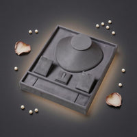 Layered Jewelry Display Flat Base Jewelry Display Stand Necklace Tray Square Shape