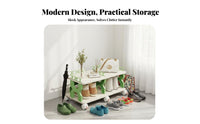 Space-Saving Multi-Layer Shoe Rack Easy Installation Mobile Shoe Rack Small Footprint Long-Lasting for Students, Families, Renters, Entryway, Dorm Room, Hallway, Bedroom