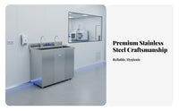 Medical Scrub Sink Hands Commercial Hand Sink Floor Mount Wash Basin for Lab Technicians, Chefs, Hospital, Workshop