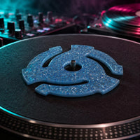 LP 45 Adapter ABS Plastic 45 RPM Adapter Insert Vinyl Stabilizer Speckled Music Accessory Curved Design