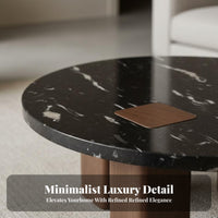 2 Pieces Japanese Aesthetic artistic Nesting Table Set Minimalist Design Stackable Coffee Tables stylish Living Room Furnishing Space-Saving for Interior Designers, homeowners, Apartment Dwellers, Lounge Area, Small areas, Office, Bedroom