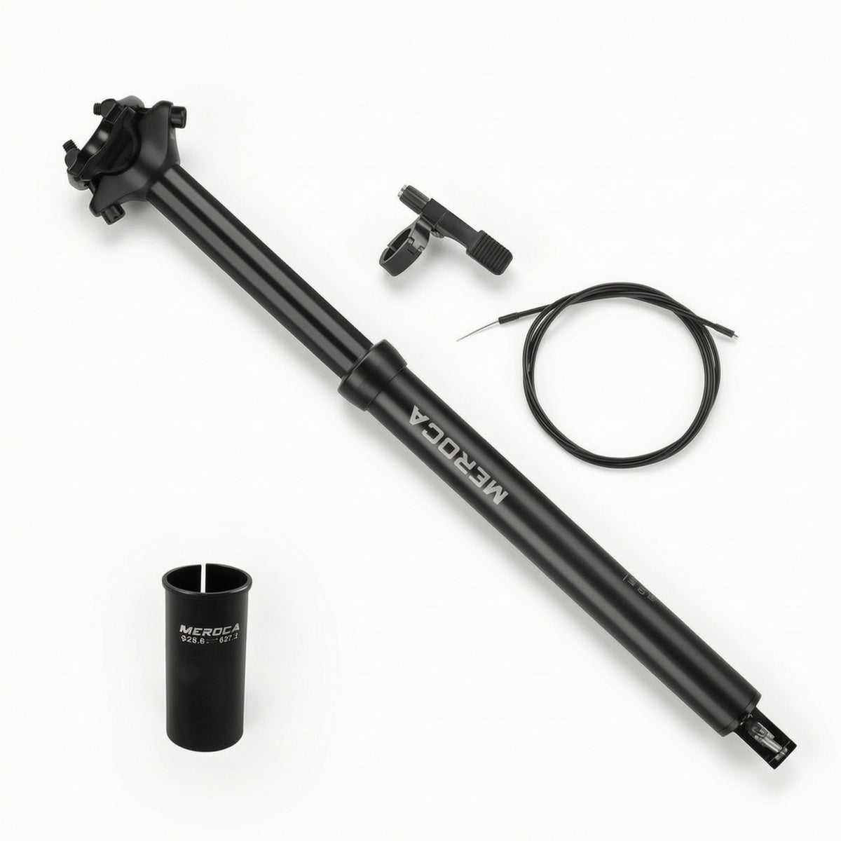 Dropper Seatpost 27.2mm Internal Dropper Post Internally Directed Lever for Mountain Bikers, Trail Riding