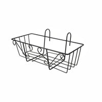 Rustresistant Railing Planter Basket Space-Saving Balcony Rack sturdyDuty Plant Display for Gardeners, Homeowners, Apartment Dwellers, Outdoor, Patio, Fence, window frame