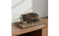 Underwater Landscape House Realistic Features Aquatic Habitat Decoration Aquatic Landscape Decor Easy to Clean Pet Enclosure