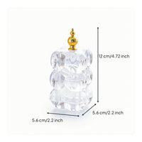 Wooden Pick Holder with Lid Clear Acrylic Wooden Pick Dispenser Easy to Clean