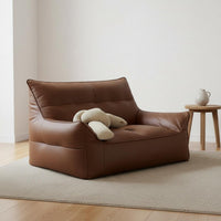 Soft Filling Lazy Sofa Soft Feel Textile Tatami Sofa Skin-Friendly Armless Floor Couch Easy to Clean for Pet Owners, Small Areas, Bedroom, Apartment