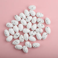 Foam Eggs for Easter Crafts, Mini Decorative Bird Ornaments, Artificial to Decorate, Paintable for Table Centerpiece Projects