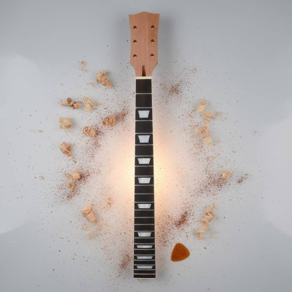 Electric Guitar Replacement Neck Easy to Install LP Guitar Neck 42 Mm Nut Width