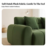 keyboard Key spine Couch French design Sofa pillowy Design Loveseat for Apartment Dwellers, Homeowners, Small Spaces, Lounge Area, Bedroom