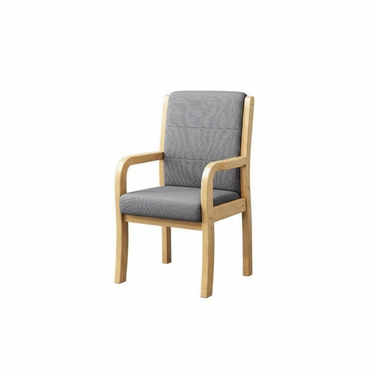 With supportrests Upholstered Accent Chair Highspine Support supportchair Sturdy Wood Legs Seating Furniture Thickly Cushioned for Seniors, Office Workers, Homeowners, Study Room, Bedroom, perusing corner