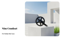 Single Speed Crankset Pant Leg Protection Chainring Guard Single Chainring Crankset Wear Resistant Bike Crank Limb Set
